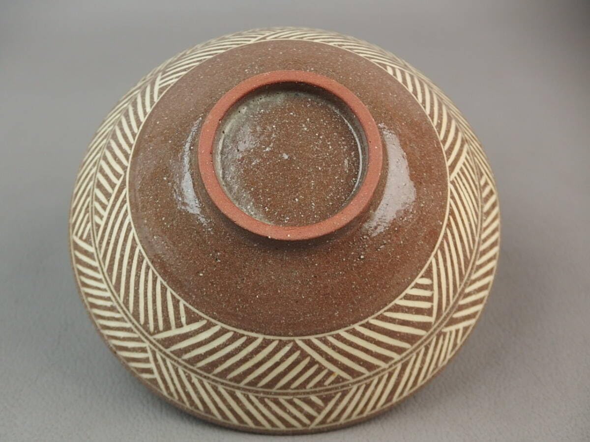 犬山焼尾関作十郎造色絵雲錦手茶碗共箱付きお茶道具和食器 犬山